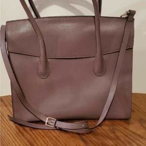 Coccinelle Large Leather Lilac Tote